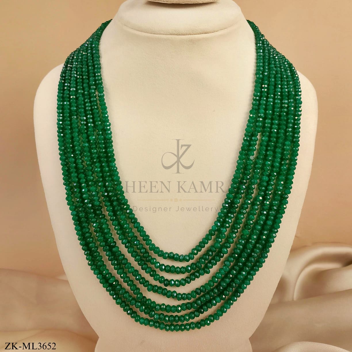 EMERALD LAYERED MALA
