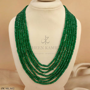 EMERALD LAYERED MALA
