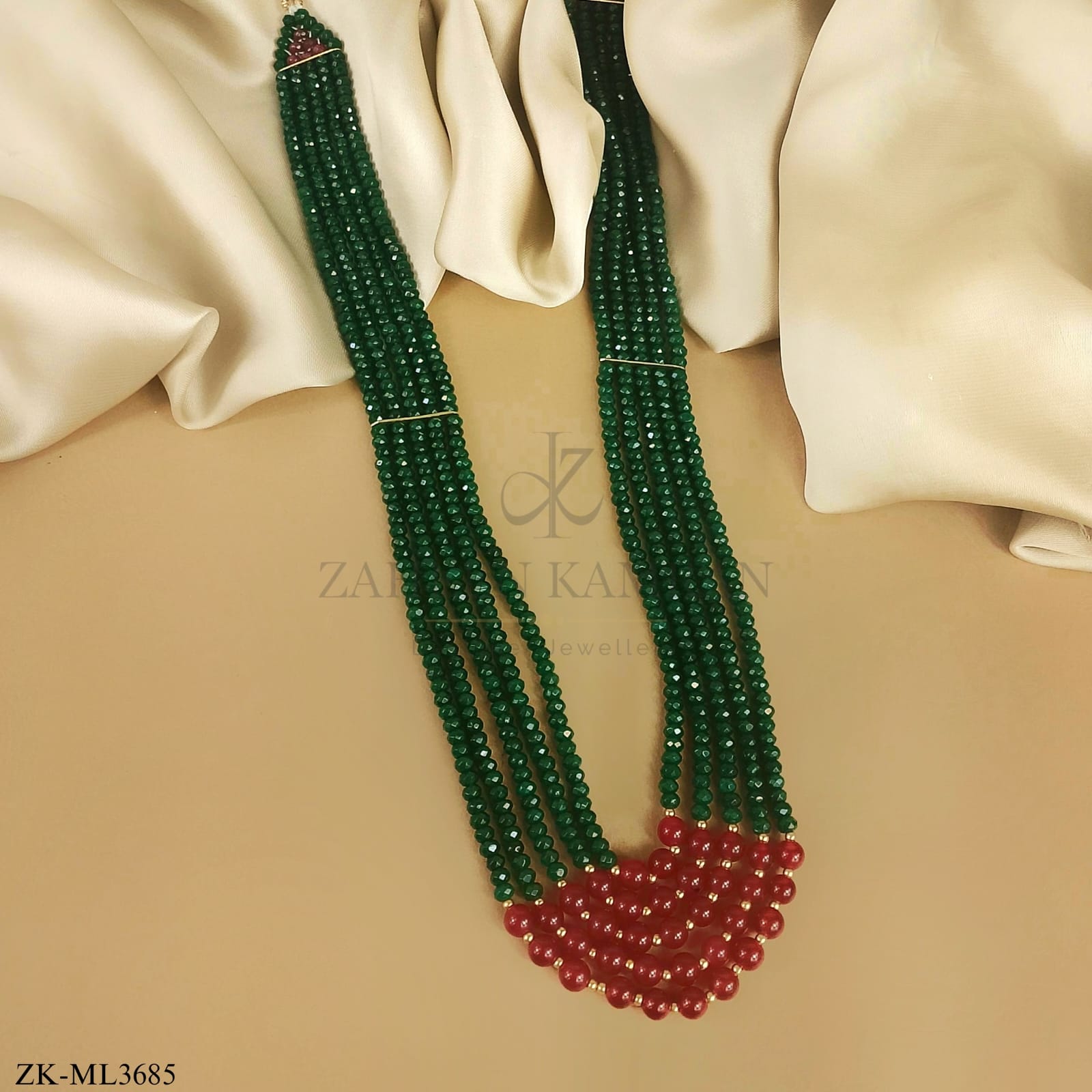 RUBY EMERALD MALA