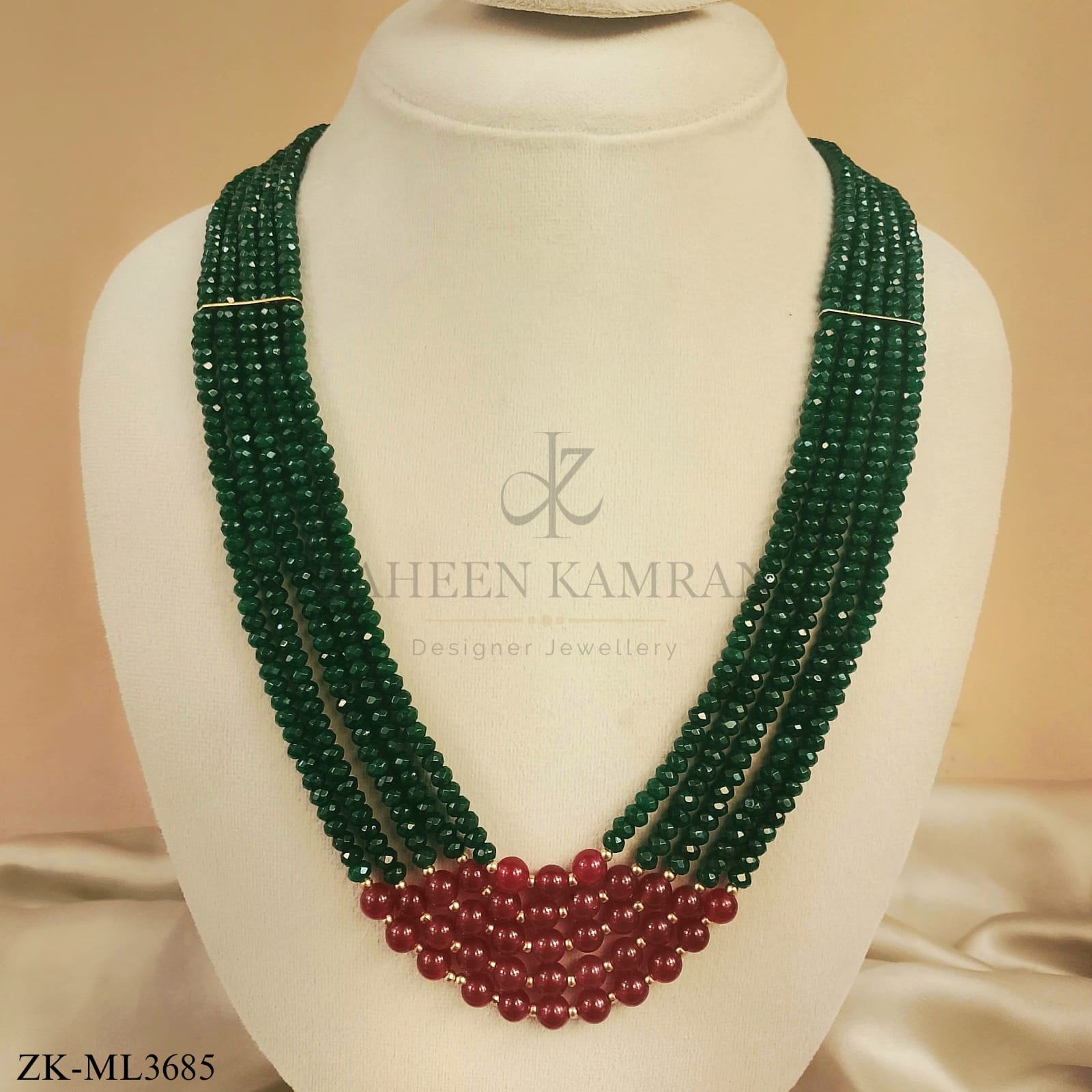 RUBY EMERALD MALA