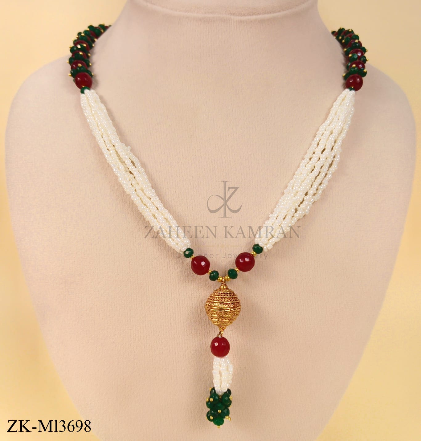 RUBY EMERALD MALA