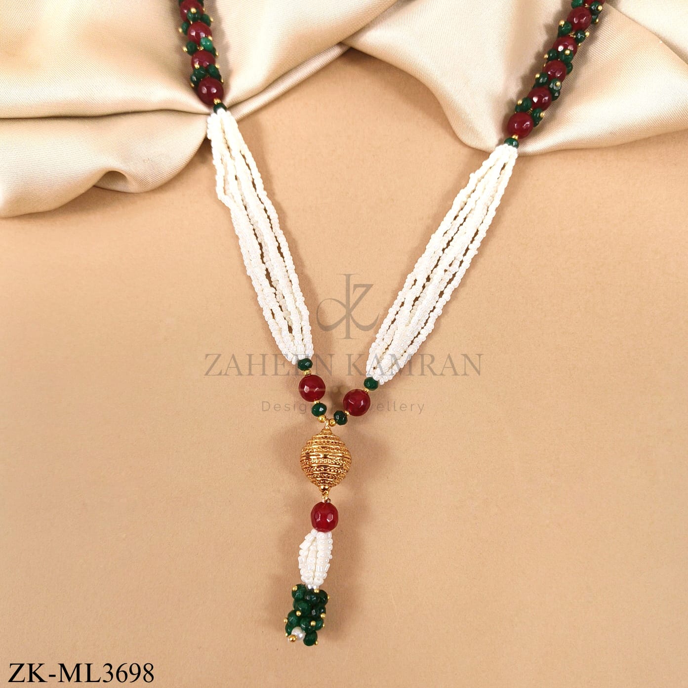 RUBY EMERALD MALA