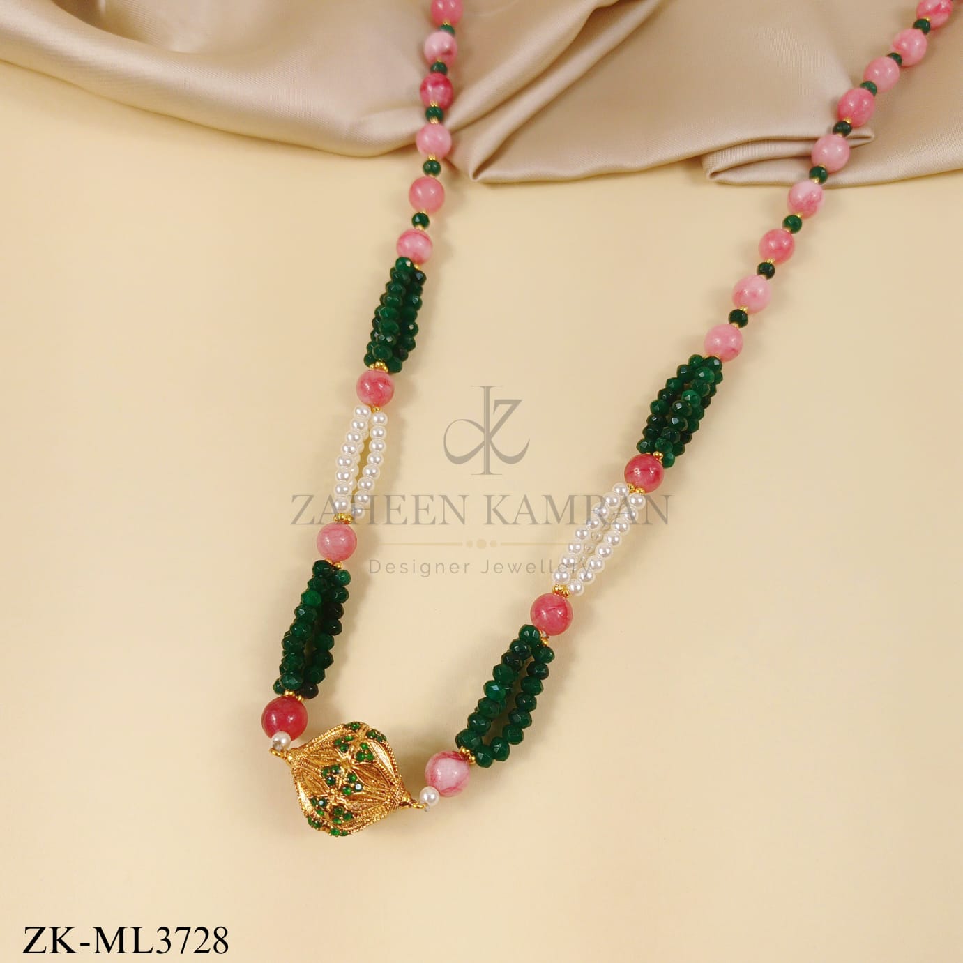 PINK ZIRCONIA MALA