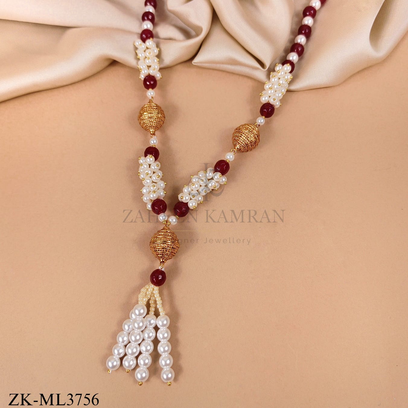 RUBY TASSEL MALA