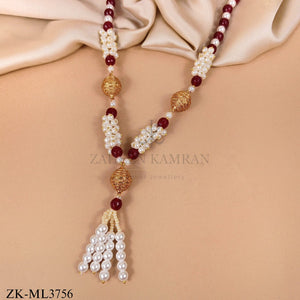 RUBY TASSEL MALA