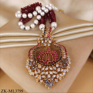 CALLIGRAPHY RUBY SAPPHIRE ALLAH NAME MALA
