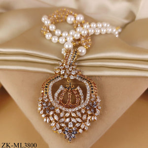 CALLIGRAPHY ZIRCONIAN ALLAH NAME MALA