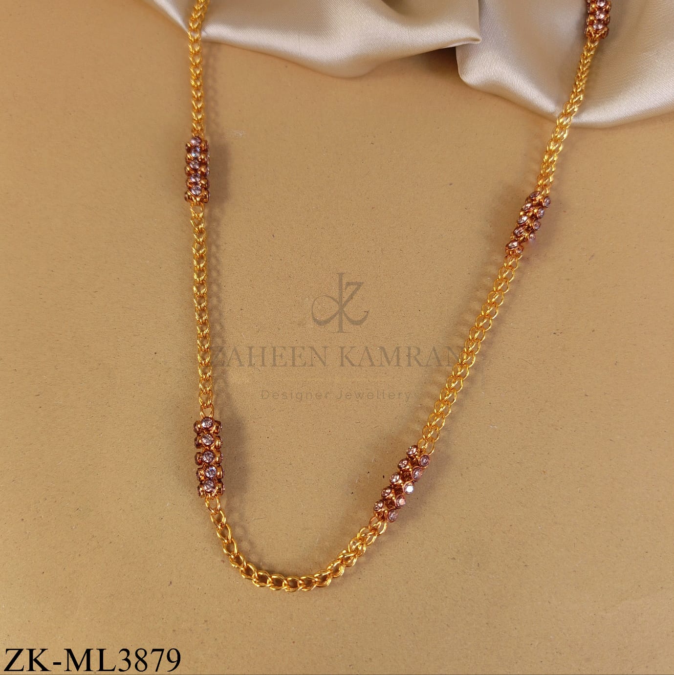 GOLDEN ZIRCONIAN MALA