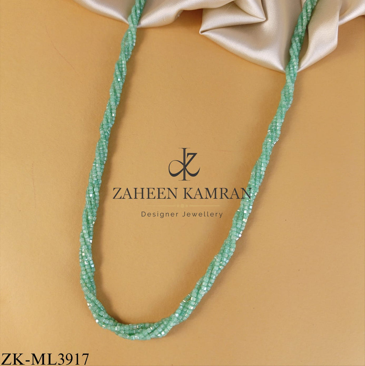 EMERALD BEADS MALA