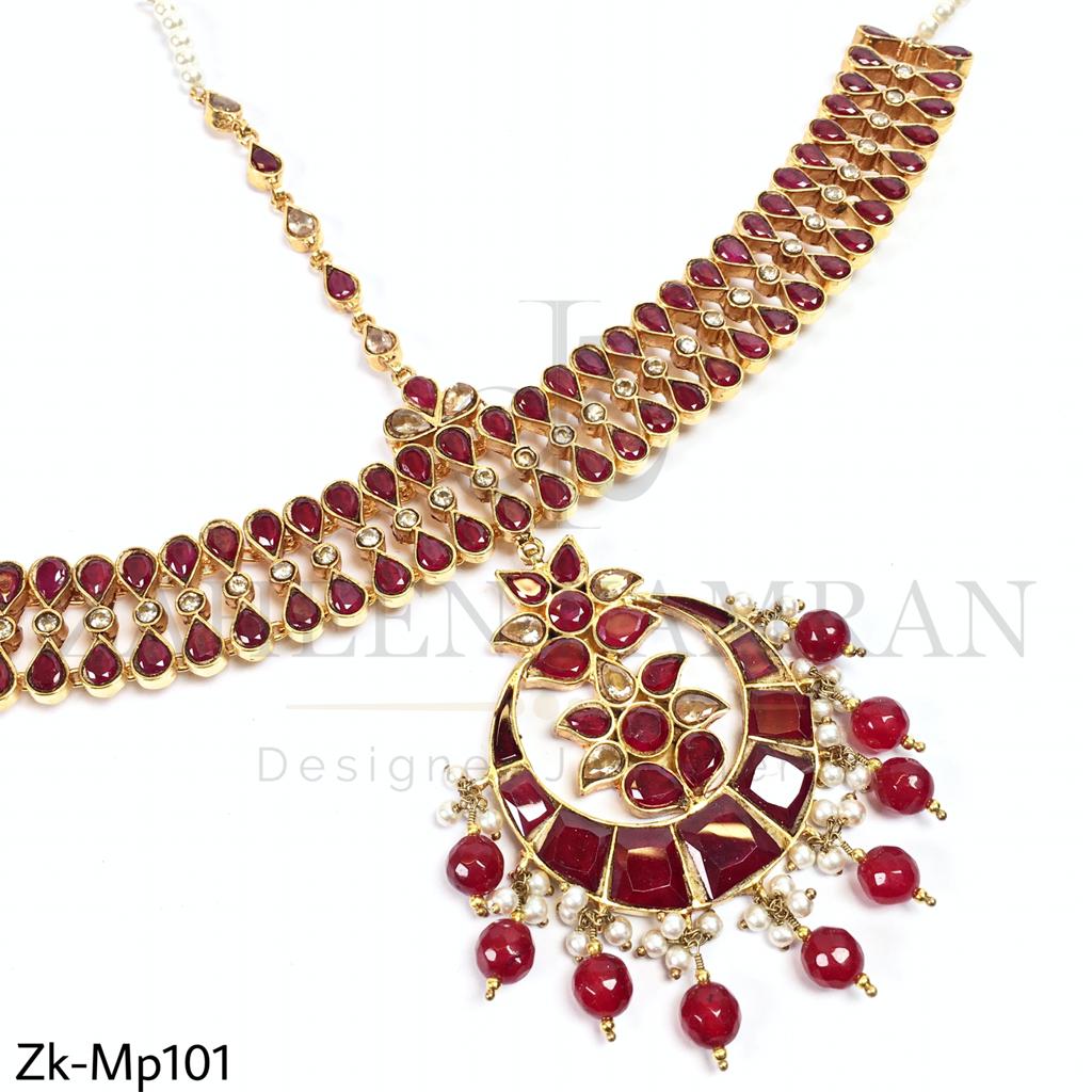Crescent ruby matha patti