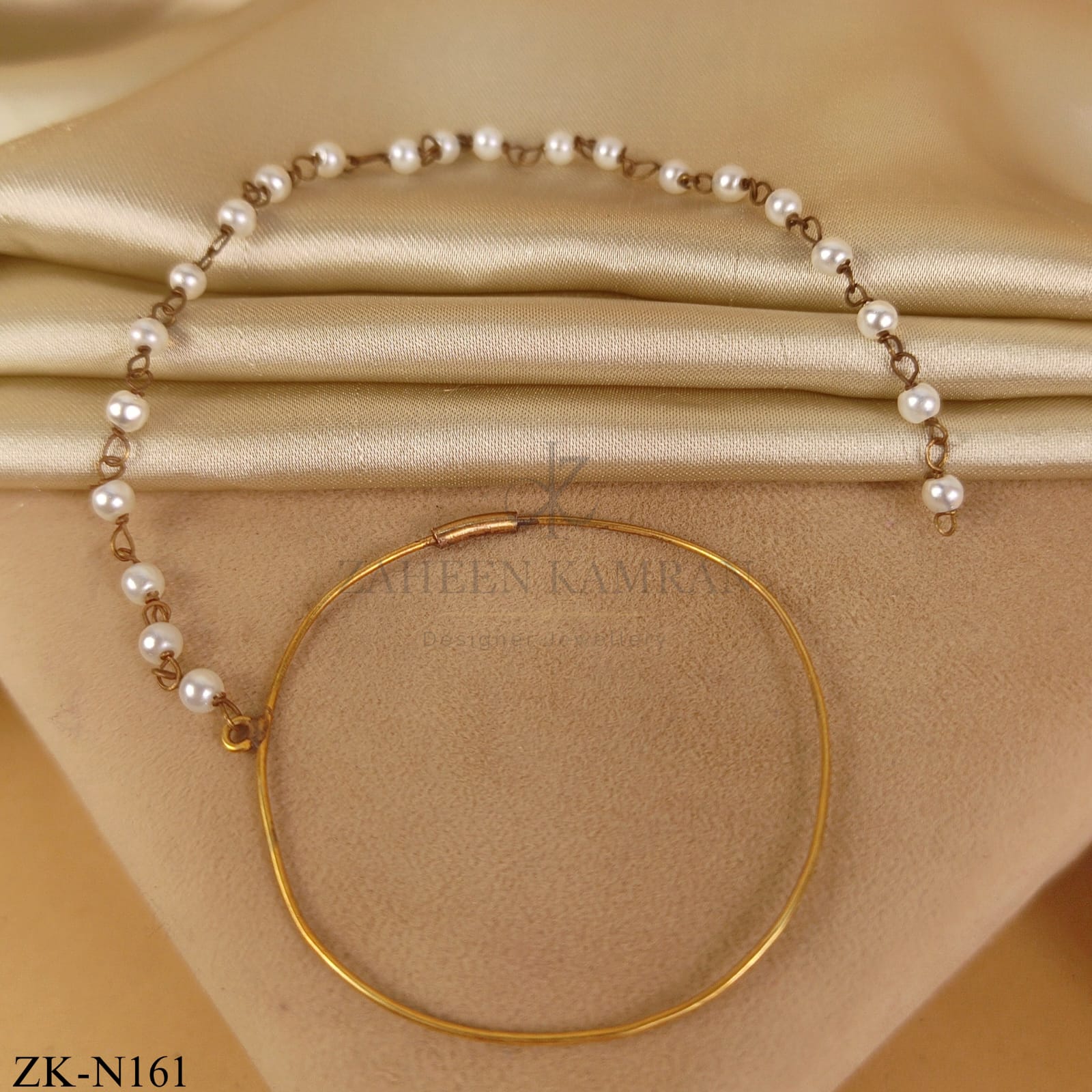 PEARLS CHAIN GOLD NATH