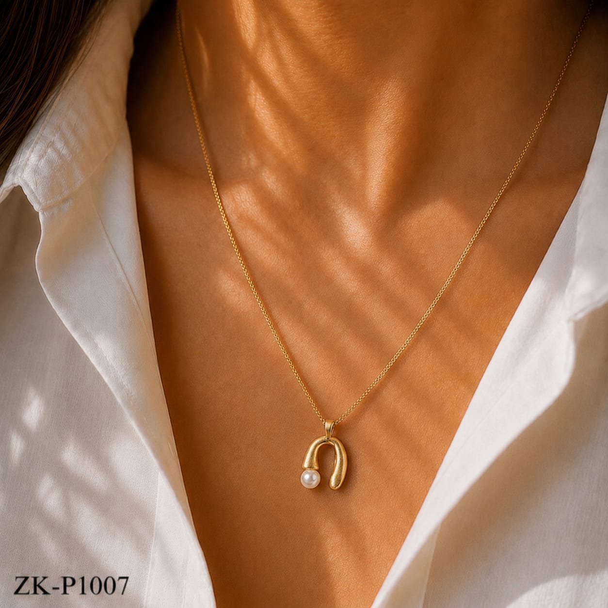 Golden Arc Pendant