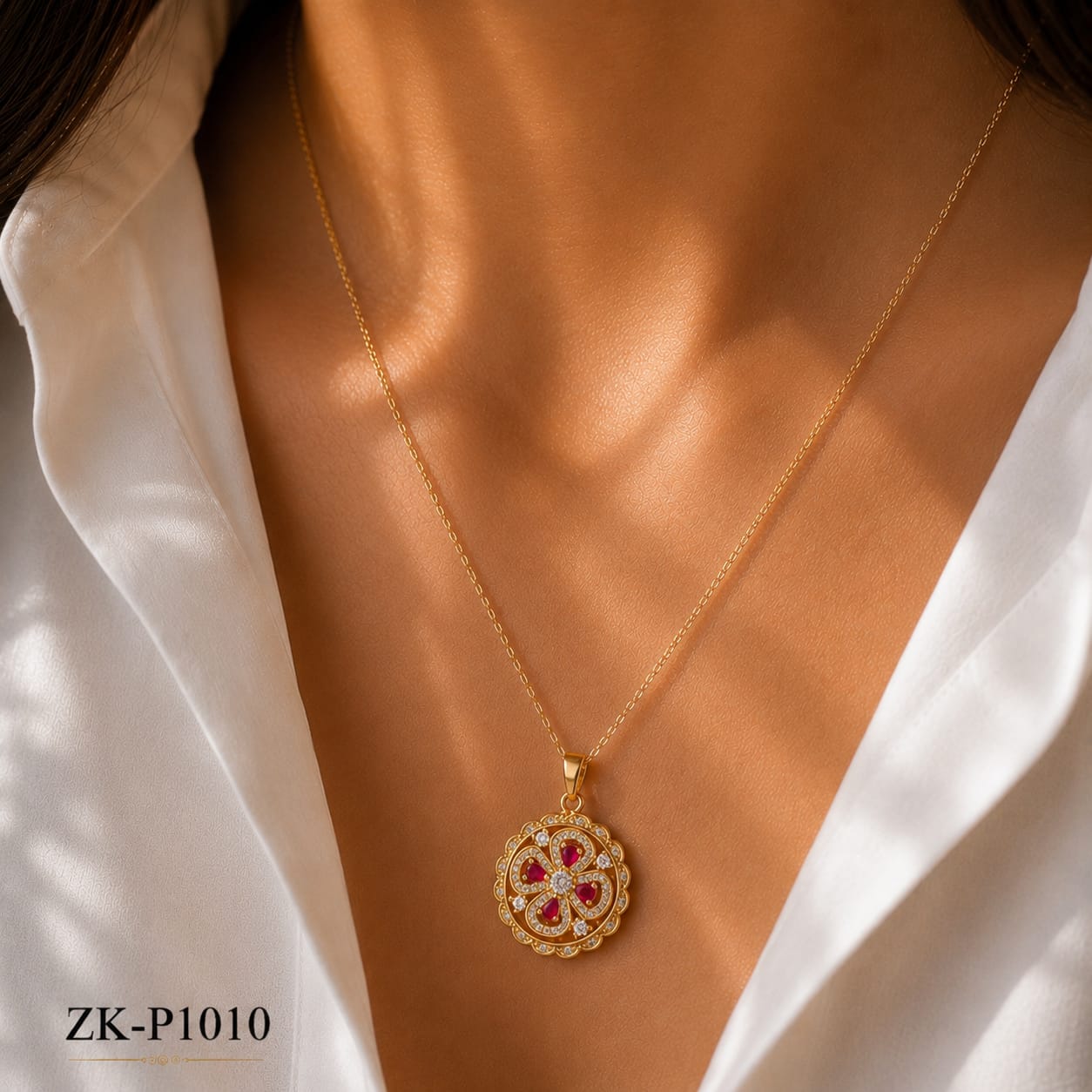 Rope Bloom Pendant