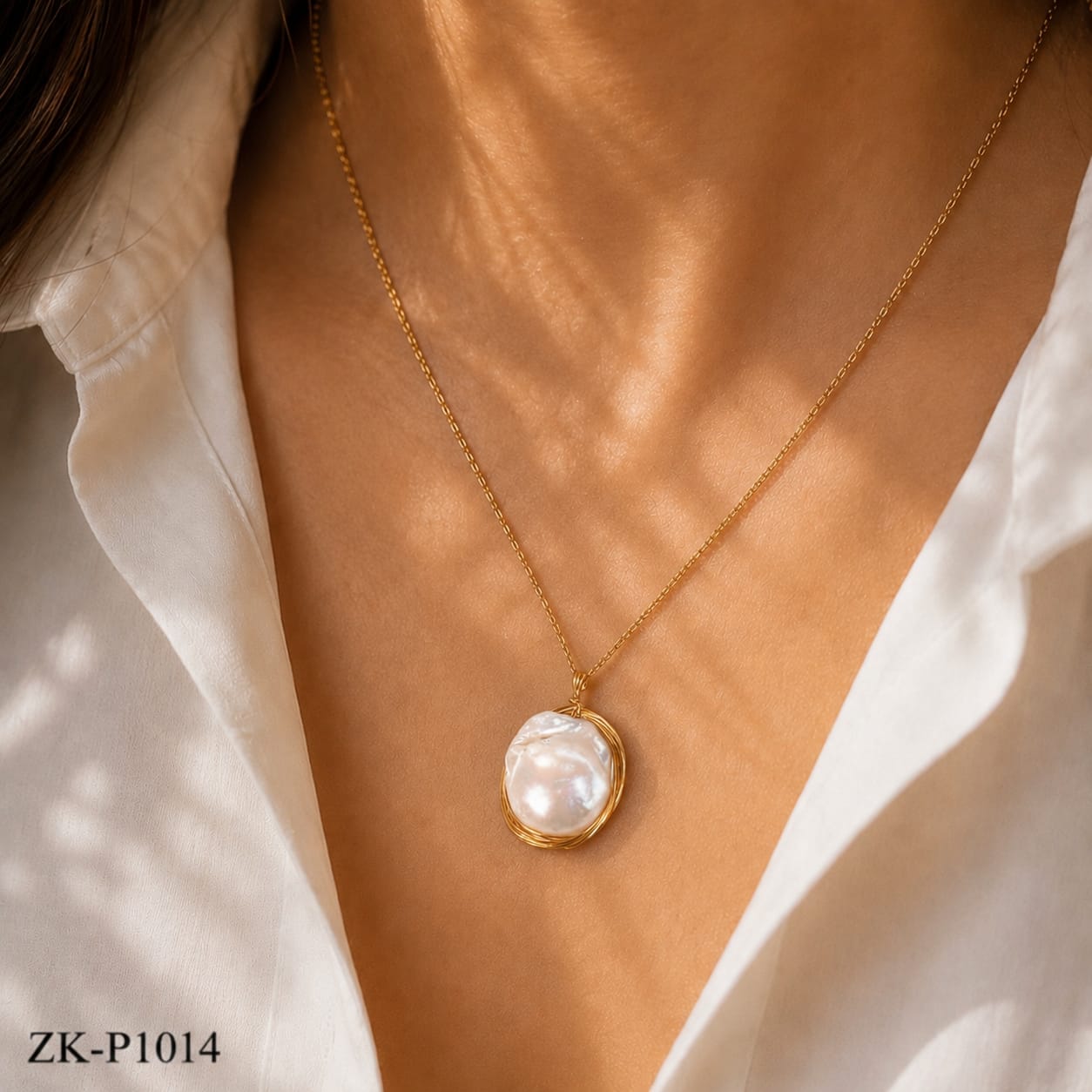Opal Wrap Pendant