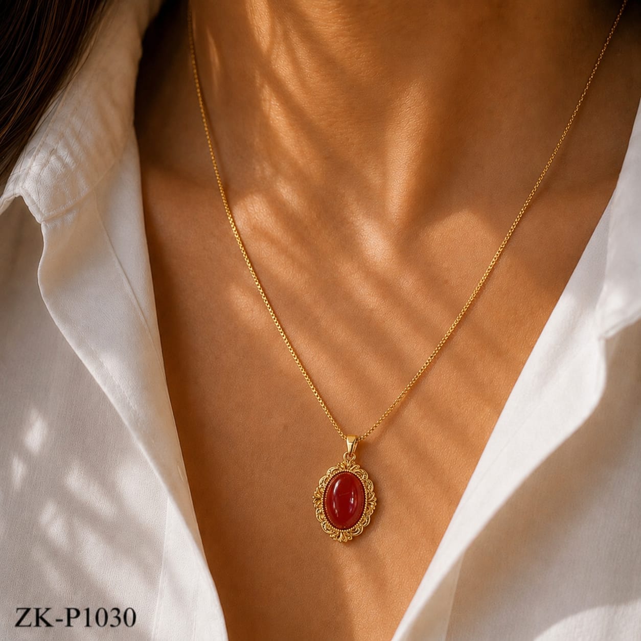 Vintage Ruby Pendant