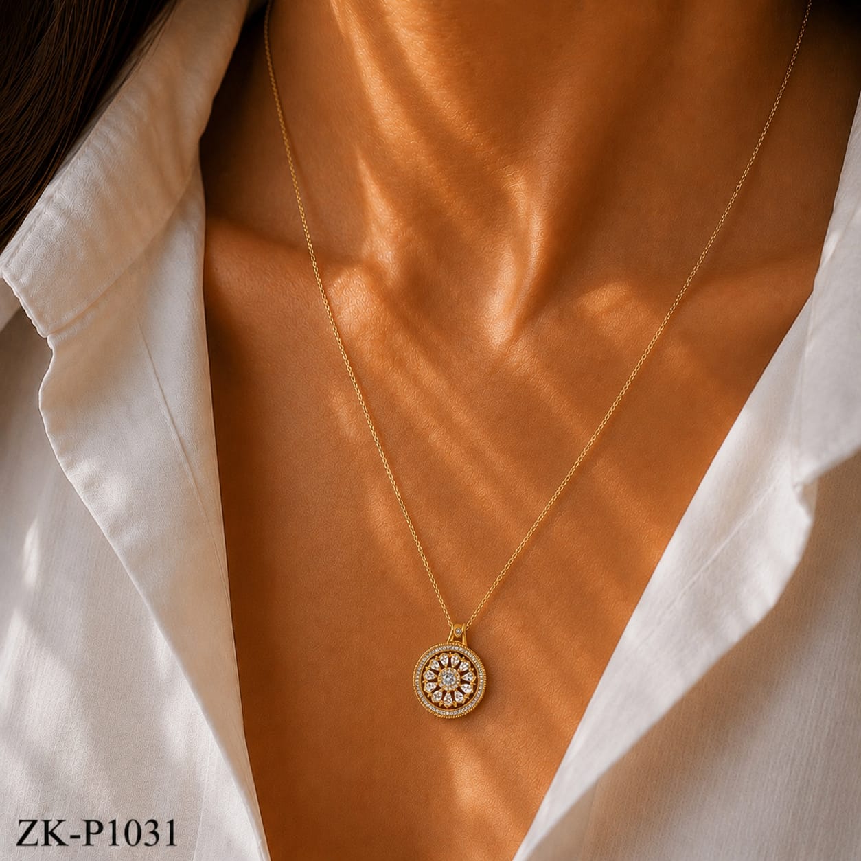 Sheesh Flower Pendant