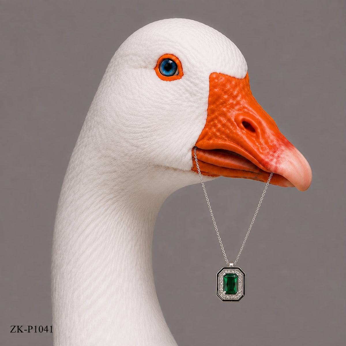 EMERALD SQUARE PENDANT