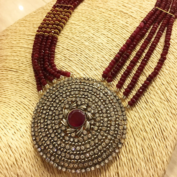 Round Ruby Pendent!