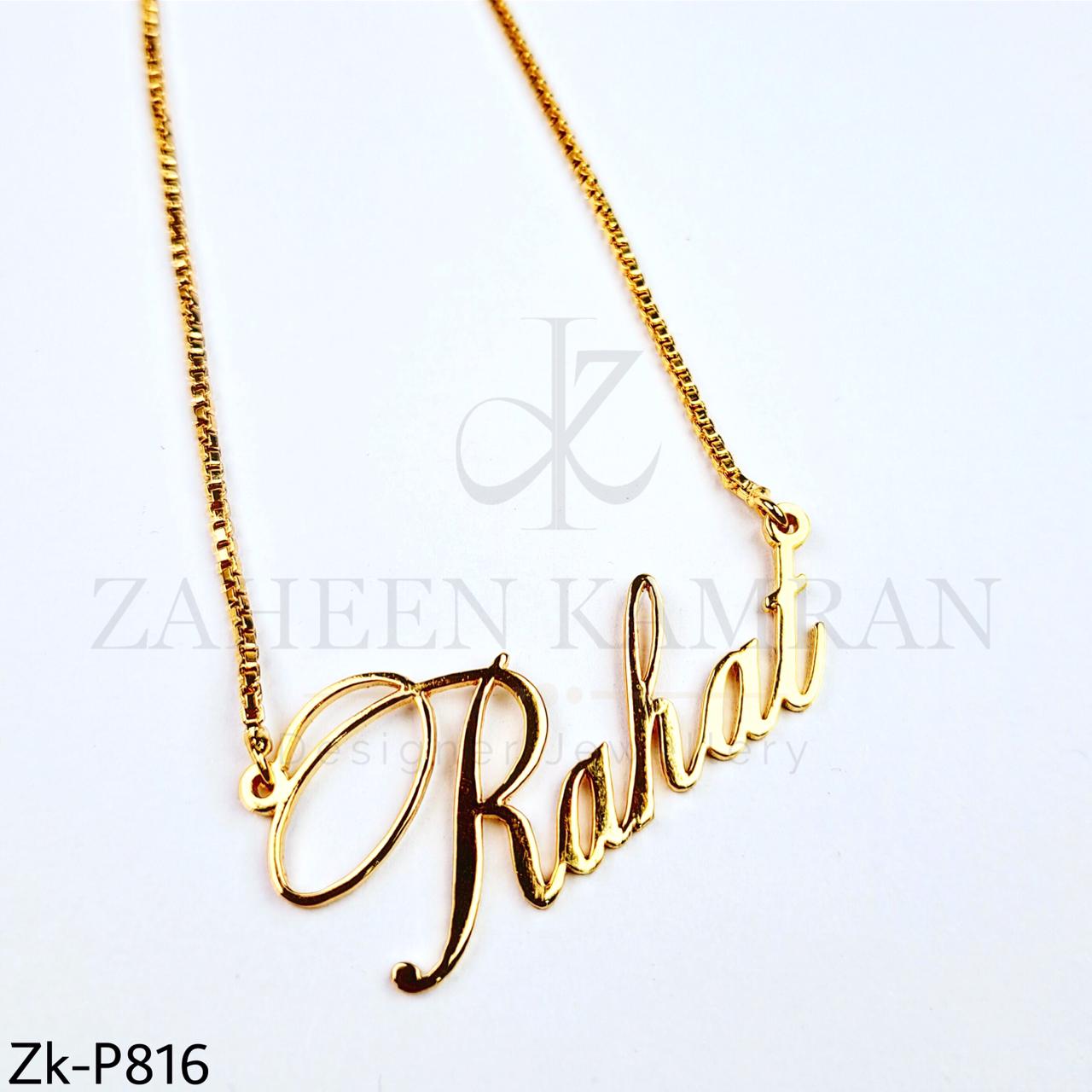 Customized name pendant