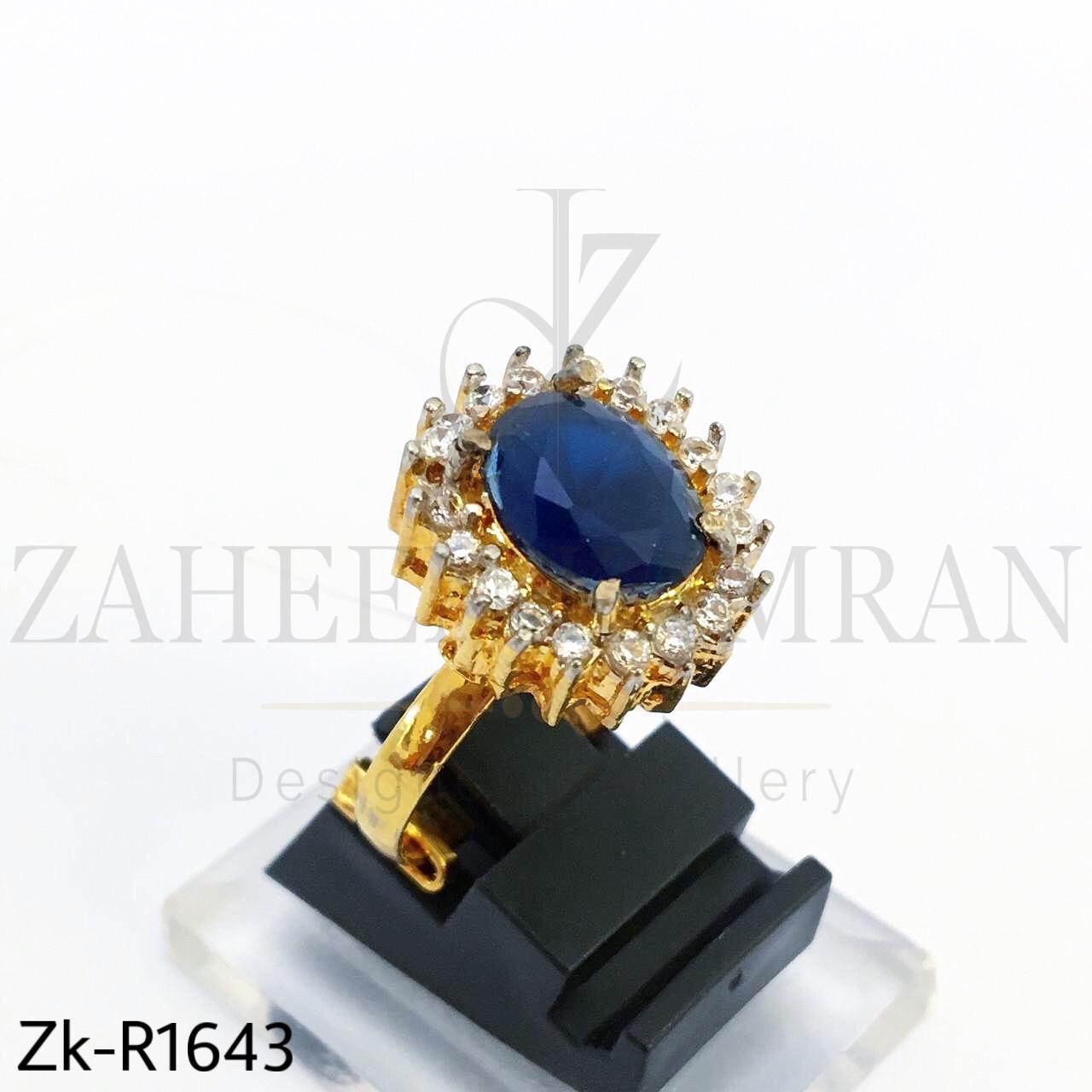 Sapphire Gold Plated Ring