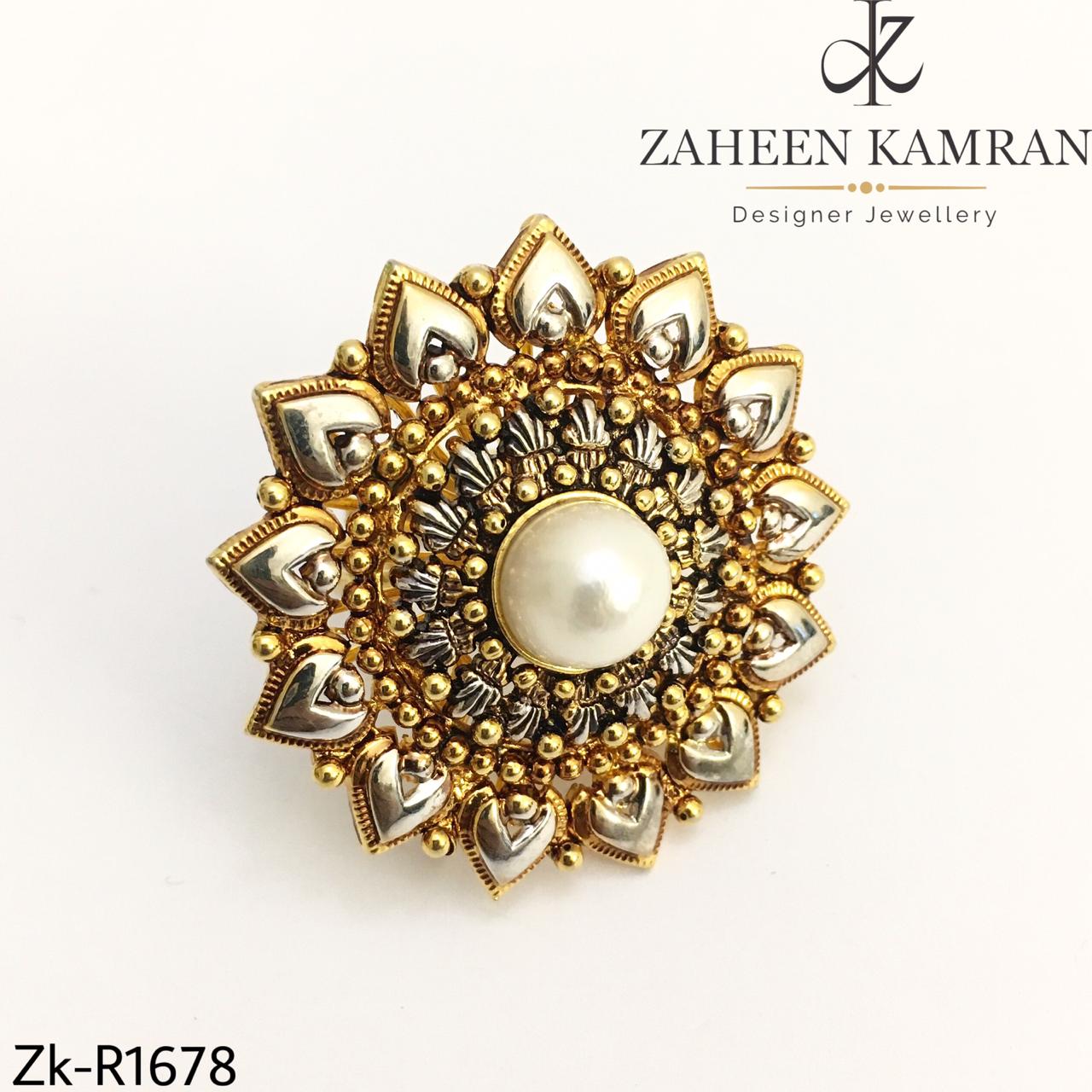 Antique flower ring