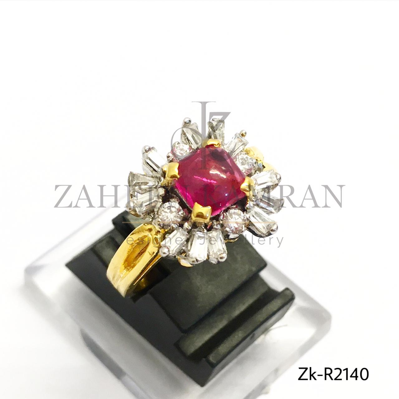 Ruby Silver Ring