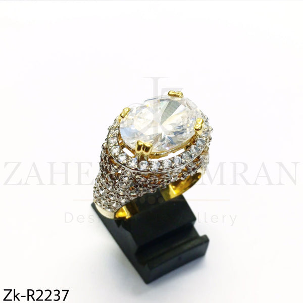 Crystal White Ring