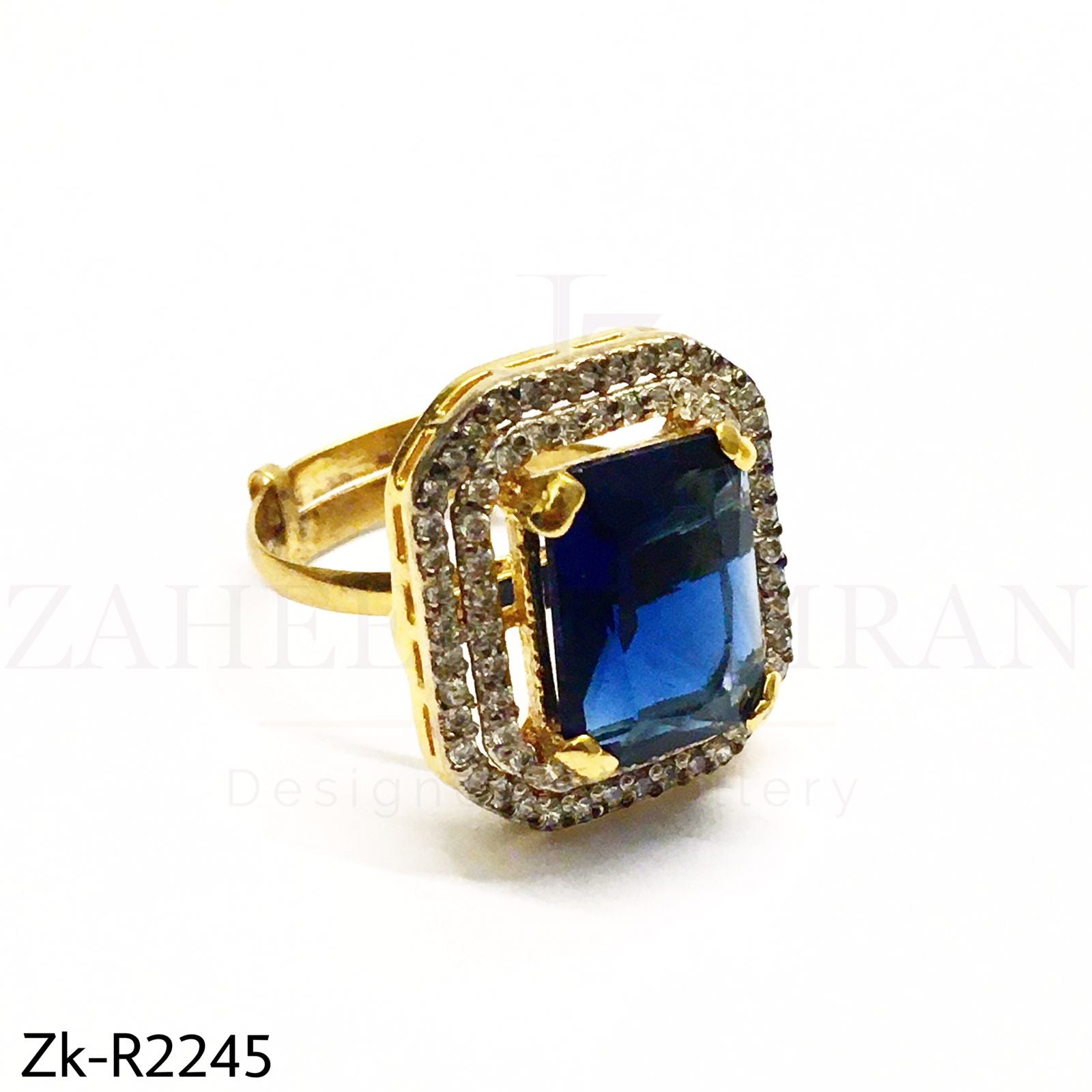 Sapphire Zirconian Ring