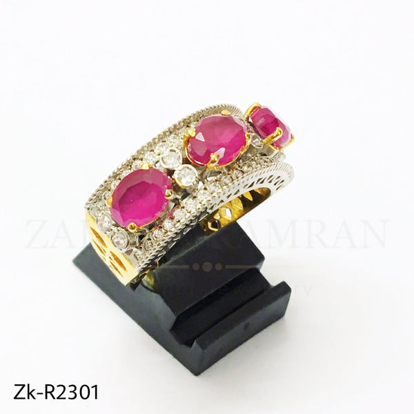 Ruby 925 silver ring