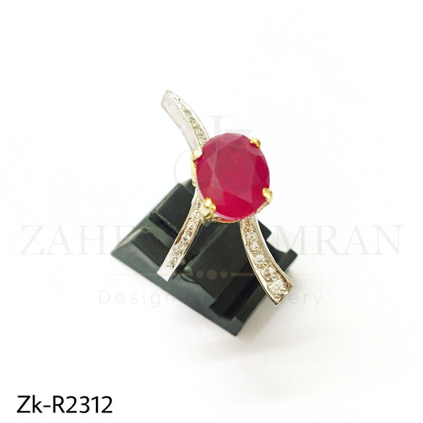 Delicate Ruby 925 ring