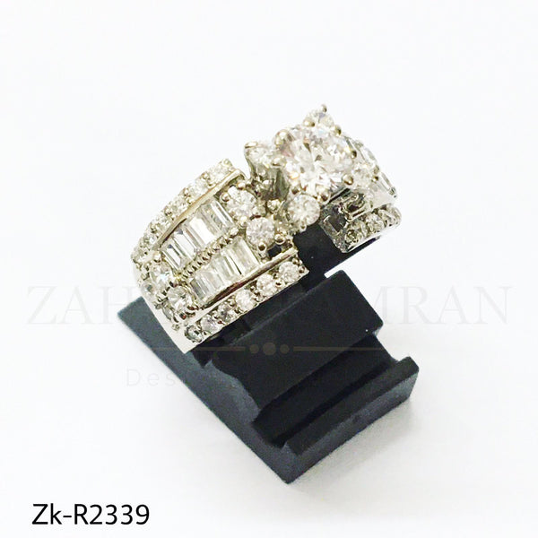 Radiant 925 silver ring