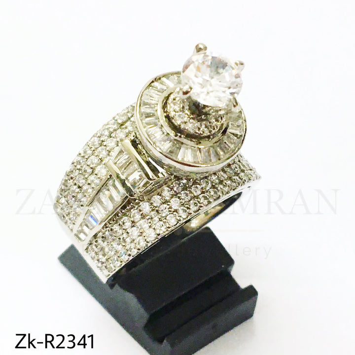 Cocktail 925 silver ring