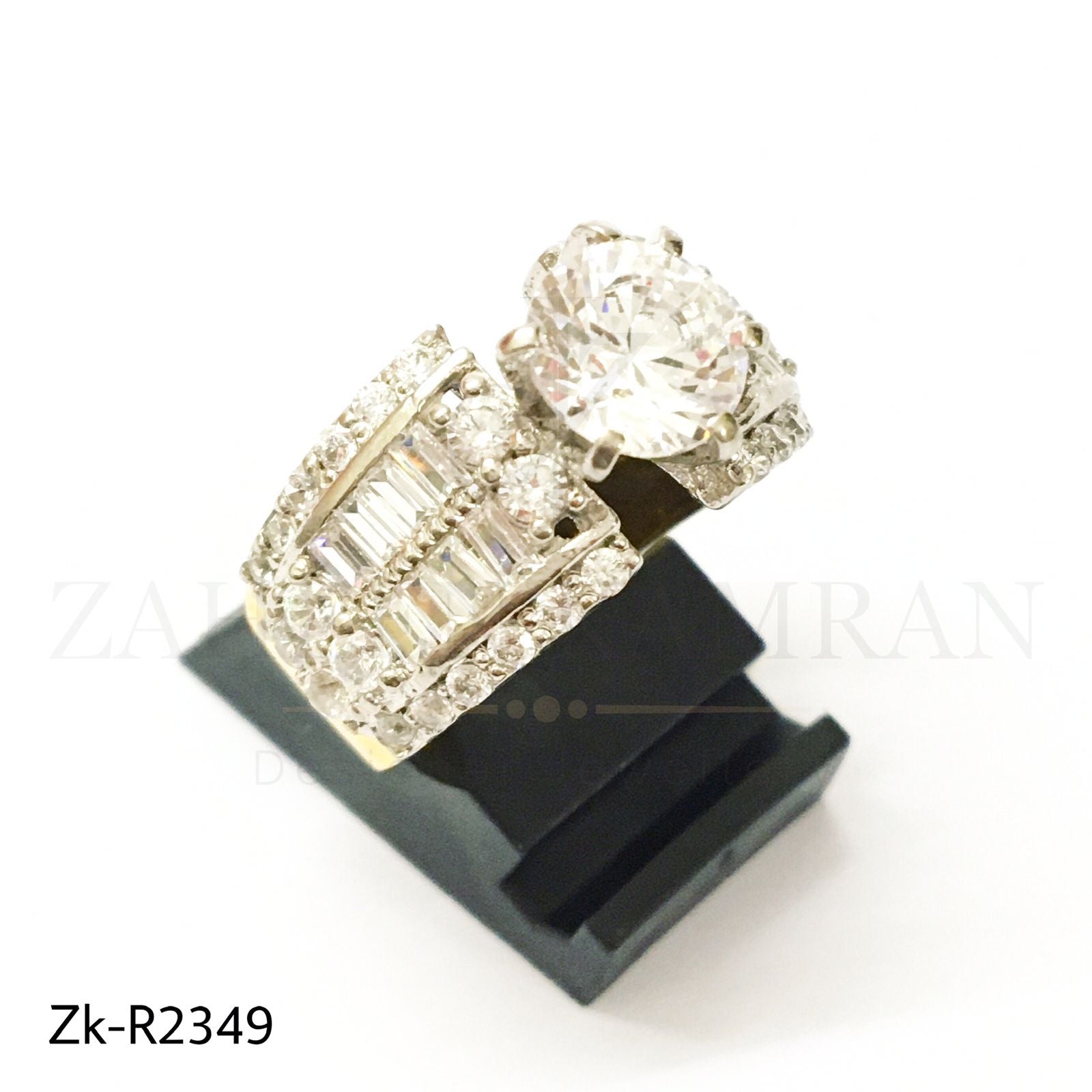 Cushion cut 925 ring