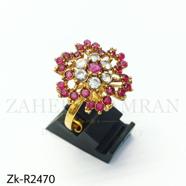 Party pick ruby ring