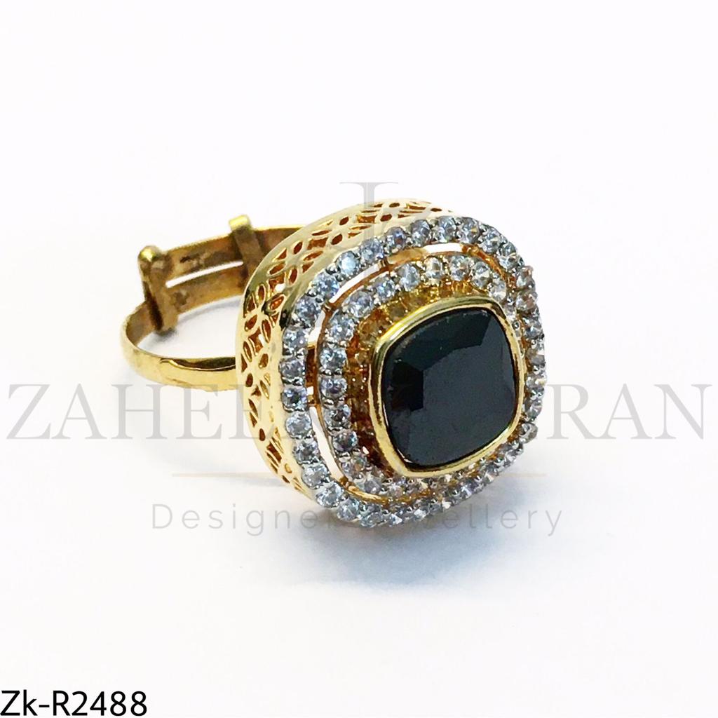 Glaze Cubic Ring
