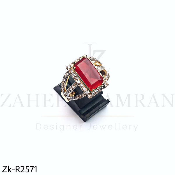 Dazzle garnet ring.