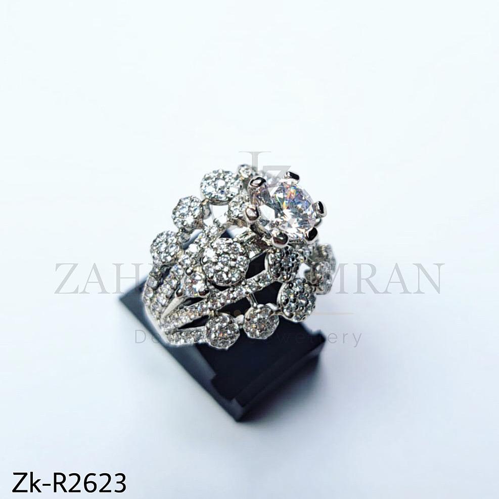 Radiance silver ring.