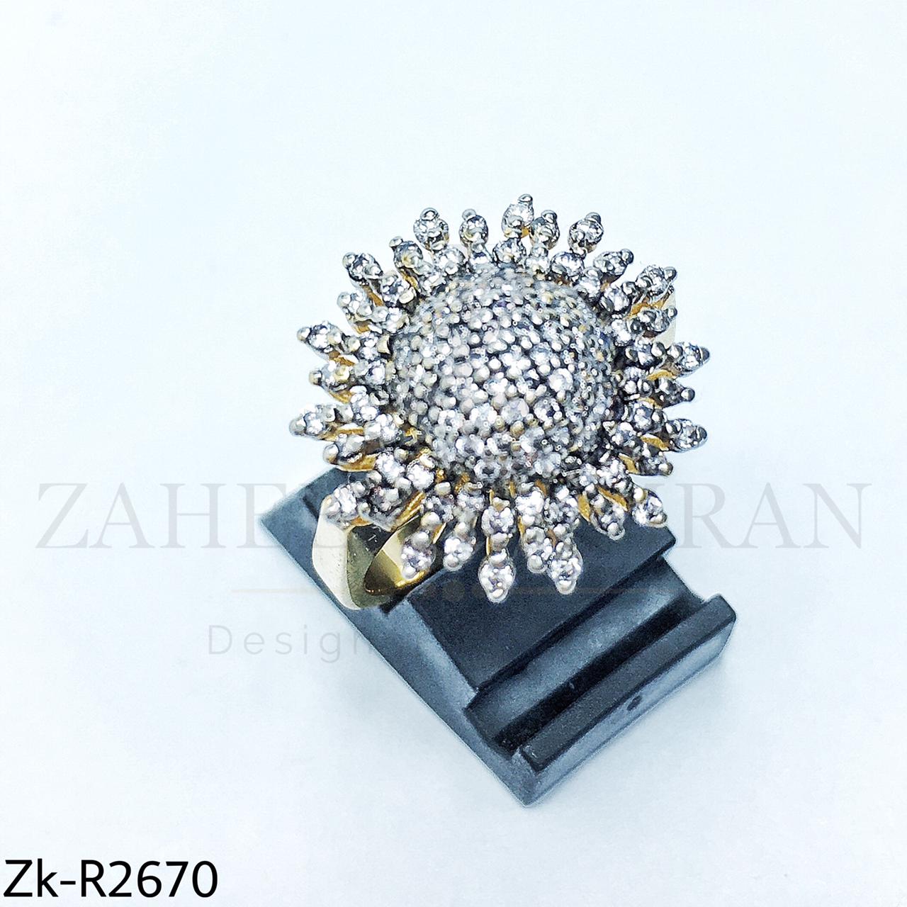 925 pure silver Bloom ring.