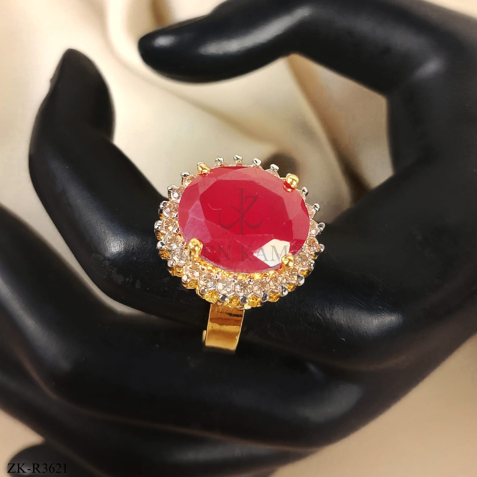 PINK ZIRCONIA RING
