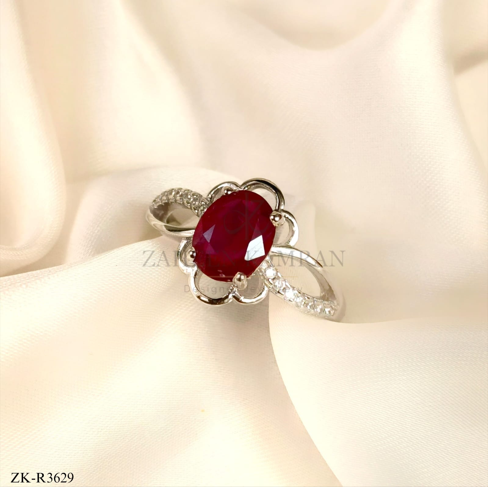 925 FLORA SILVER RING