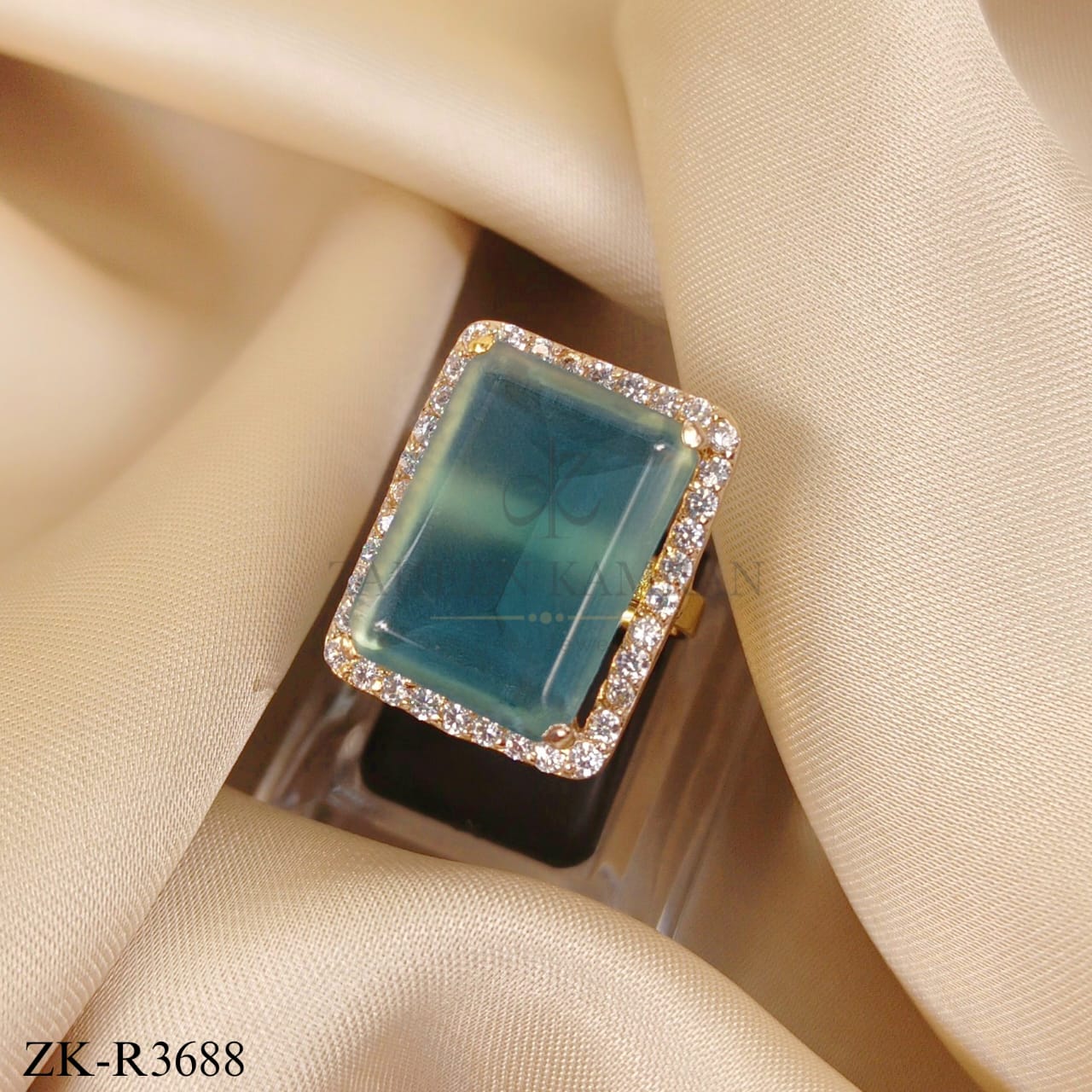 TEAL STONE RING