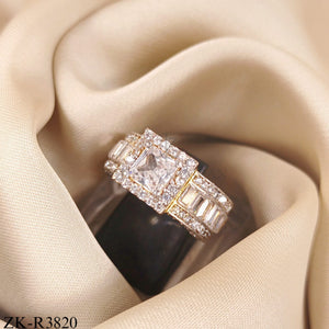 SQUARE CUT RING