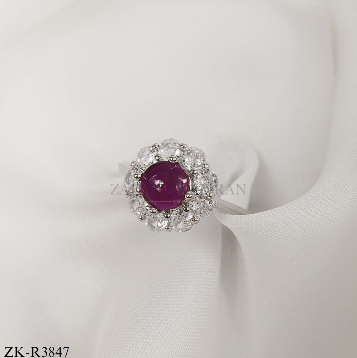 RUBY FLORA RING