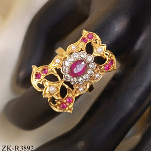 PINK BLOOM HALO RING
