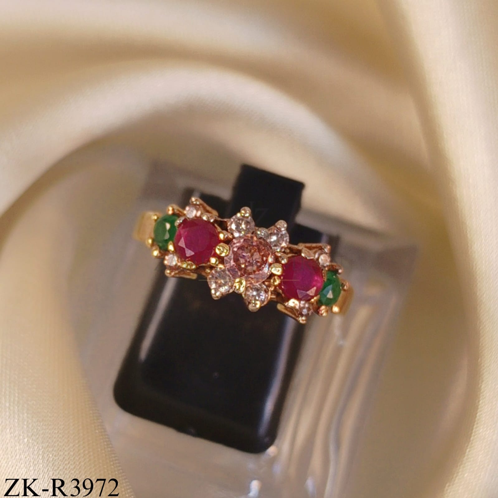 RUBY EMERALD RING