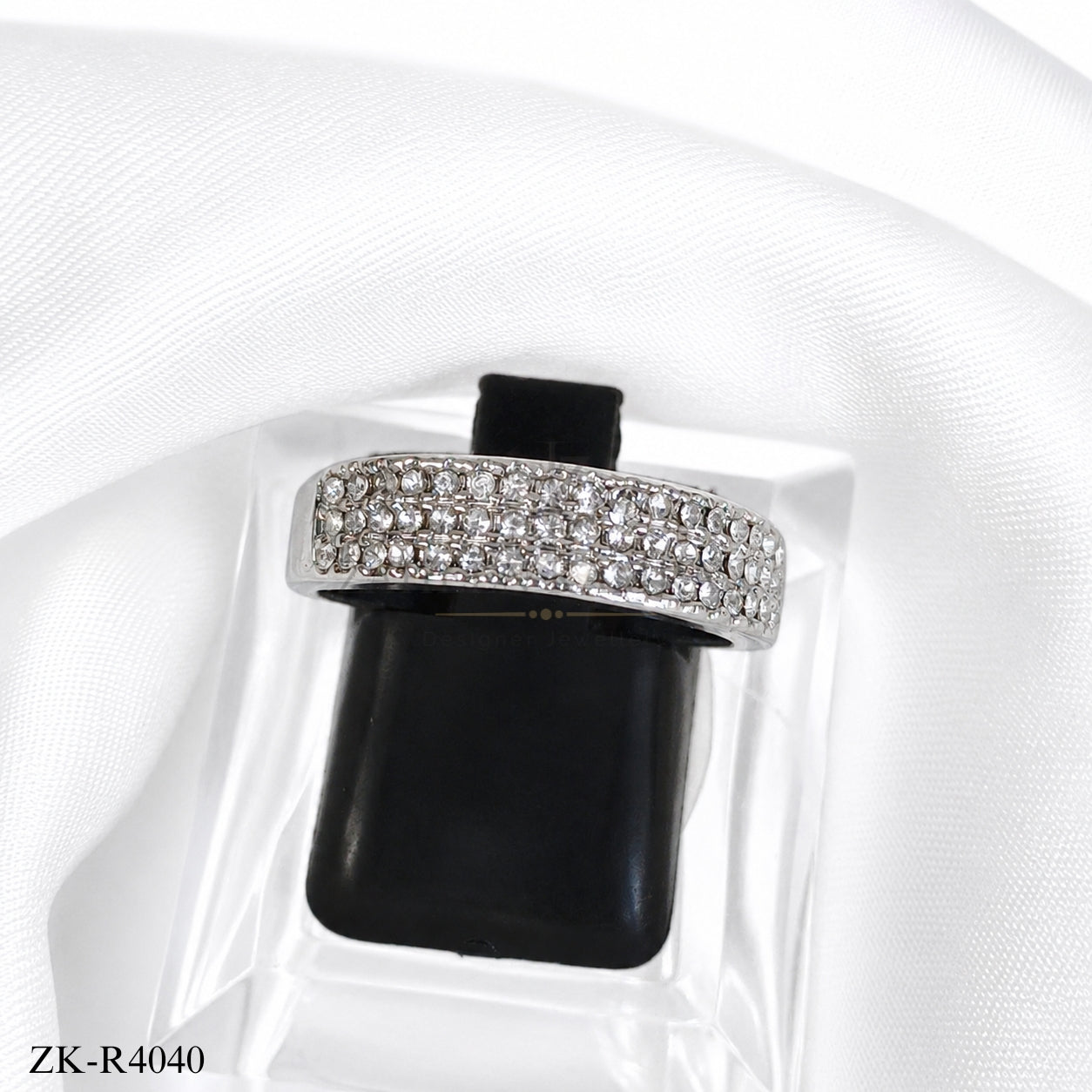 SILVER ZIRCONIAN RING