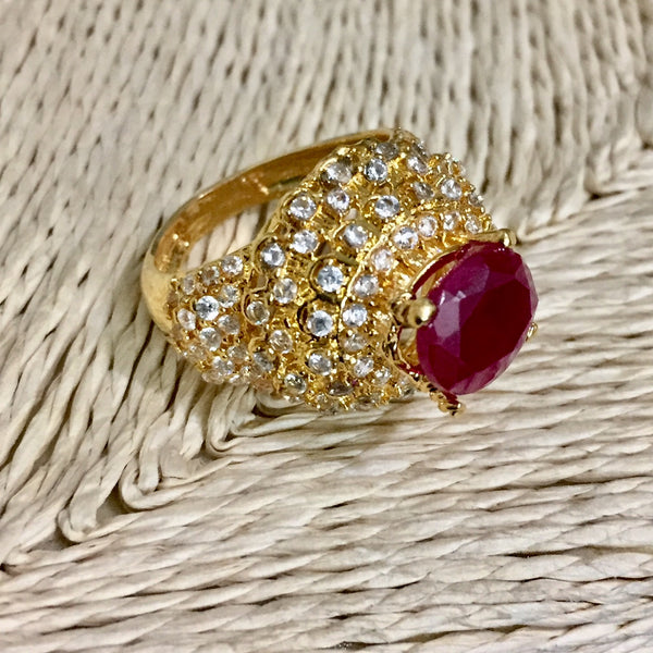 Ruby Zircons Ring!