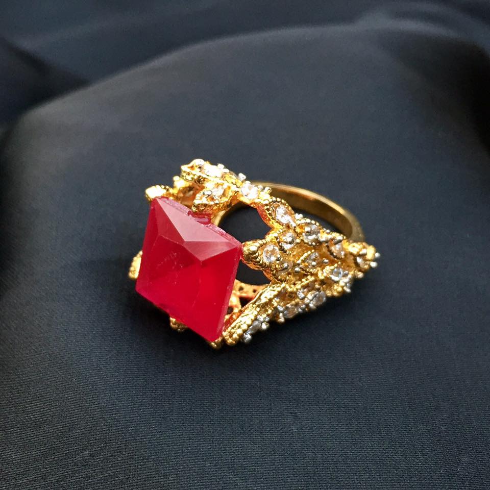 Ruby Zircons Ring!