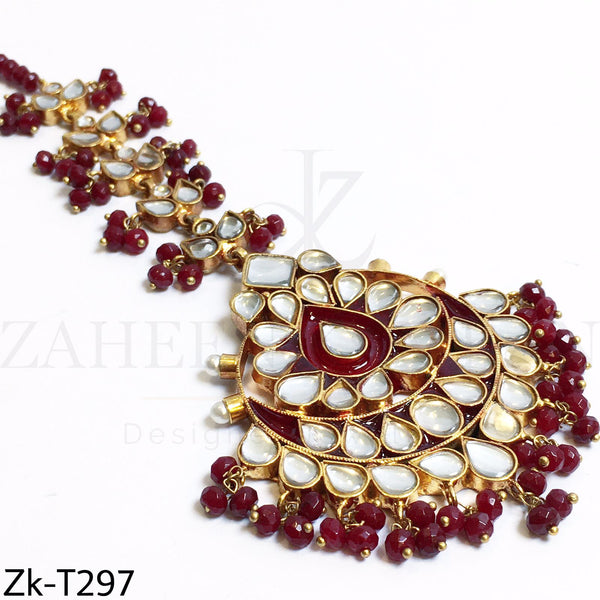 Kundan Ruby Tikka