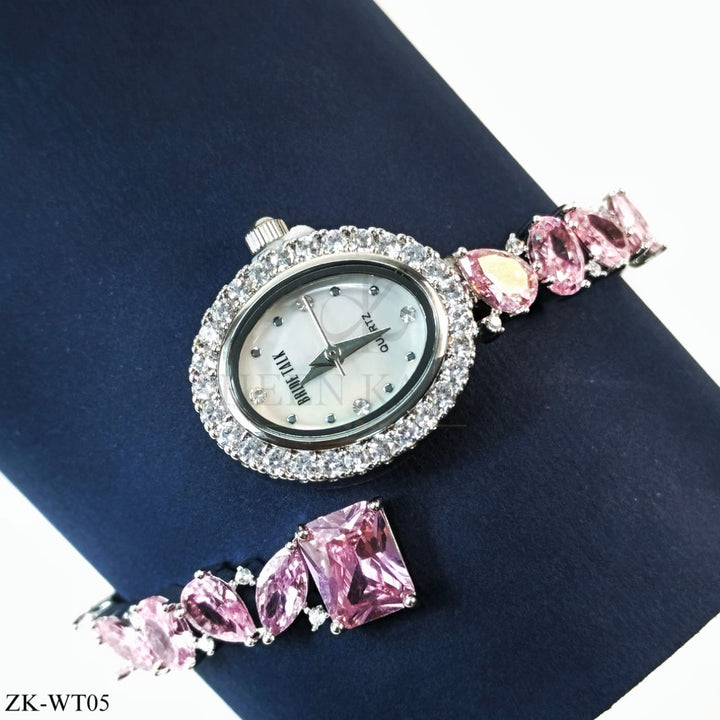 PINK ZIRCONIA WATCH